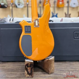 2007 Ernie Ball Music Man Bongo 4 HH Rosewood Fingerbooard Desert Gold (Orange) 9.45 lbs - Image 10