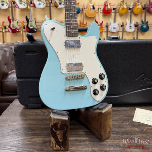 Fender Kingfish Delta Day Telecaster Deluxe Rosewood Fingerboard Daphne Blue 8.30 lbs - Image 5