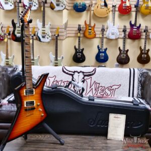 Jackson Custom Shop Kelly Flame Maple Top Ash Body Roasted Maple Neck and Fingerboard TOM Birdge 3-Tone Sunburst 8.20 lbs - Image 7