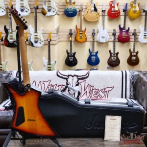 Jackson Custom Shop Kelly Flame Maple Top Ash Body Roasted Maple Neck and Fingerboard TOM Birdge 3-Tone Sunburst 8.20 lbs - Image 10