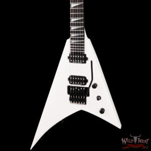 Jackson American Series Rhoads RR24 FR Floyd Rose Ebony Fingerboard Snow White 7.75 lbs - Image 2