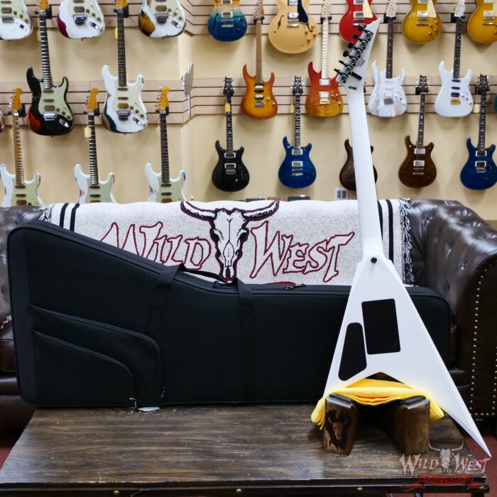 Jackson American Series Rhoads RR24 FR Floyd Rose Ebony Fingerboard Snow White 7.75 lbs - Image 8