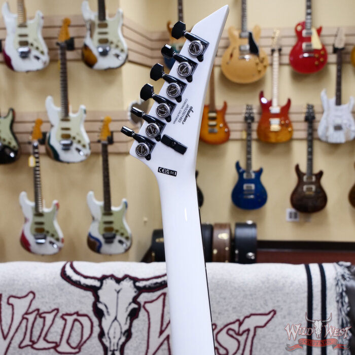 Jackson American Series Rhoads RR24 FR Floyd Rose Ebony Fingerboard Snow White 7.75 lbs - Image 9
