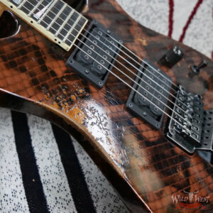 Jackson USA Custom Shop DK-2H FR Dinky Floyd Rose Relic Roasted Rattler 7.75 lbs - Image 9