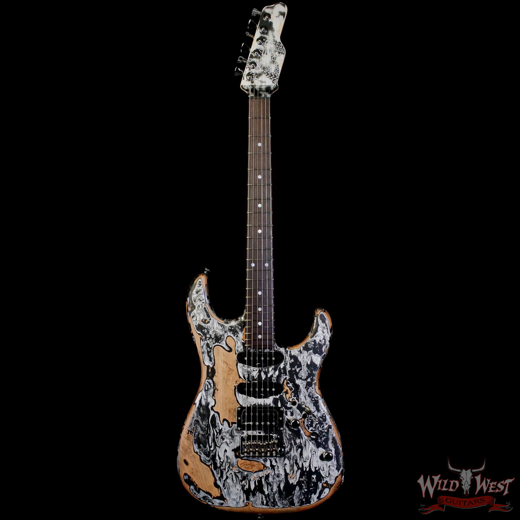 JamesTylerUSA-25641-C1 James Tyler USA Studio Elite HD Standard '64 Neck Heavy Thrashed (Aged) Black Shmear 7.00 lbs - Image 3