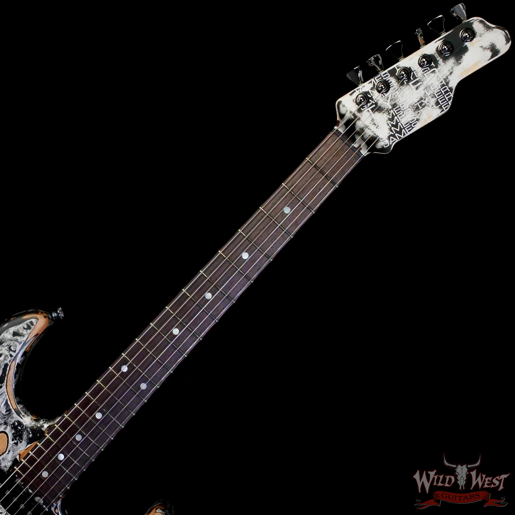 JamesTylerUSA-25641-C2 James Tyler USA Studio Elite HD Standard '64 Neck Heavy Thrashed (Aged) Black Shmear 7.00 lbs - Image 4