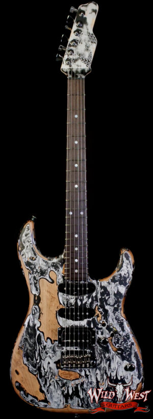 James Tyler USA Studio Elite HD Standard '64 Neck Heavy Thrashed (Aged) Black Shmear 7.00 lbs