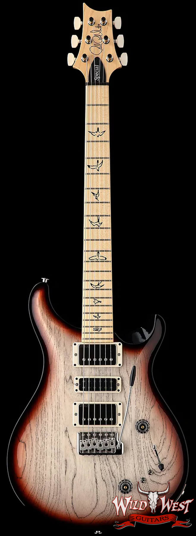 PRS-0411811-Main 2025 Paul Reed Smith PRS Swamp Ash Special Maple Fingerboard Jasper Smokeburst 7.85 lbs - Image 1