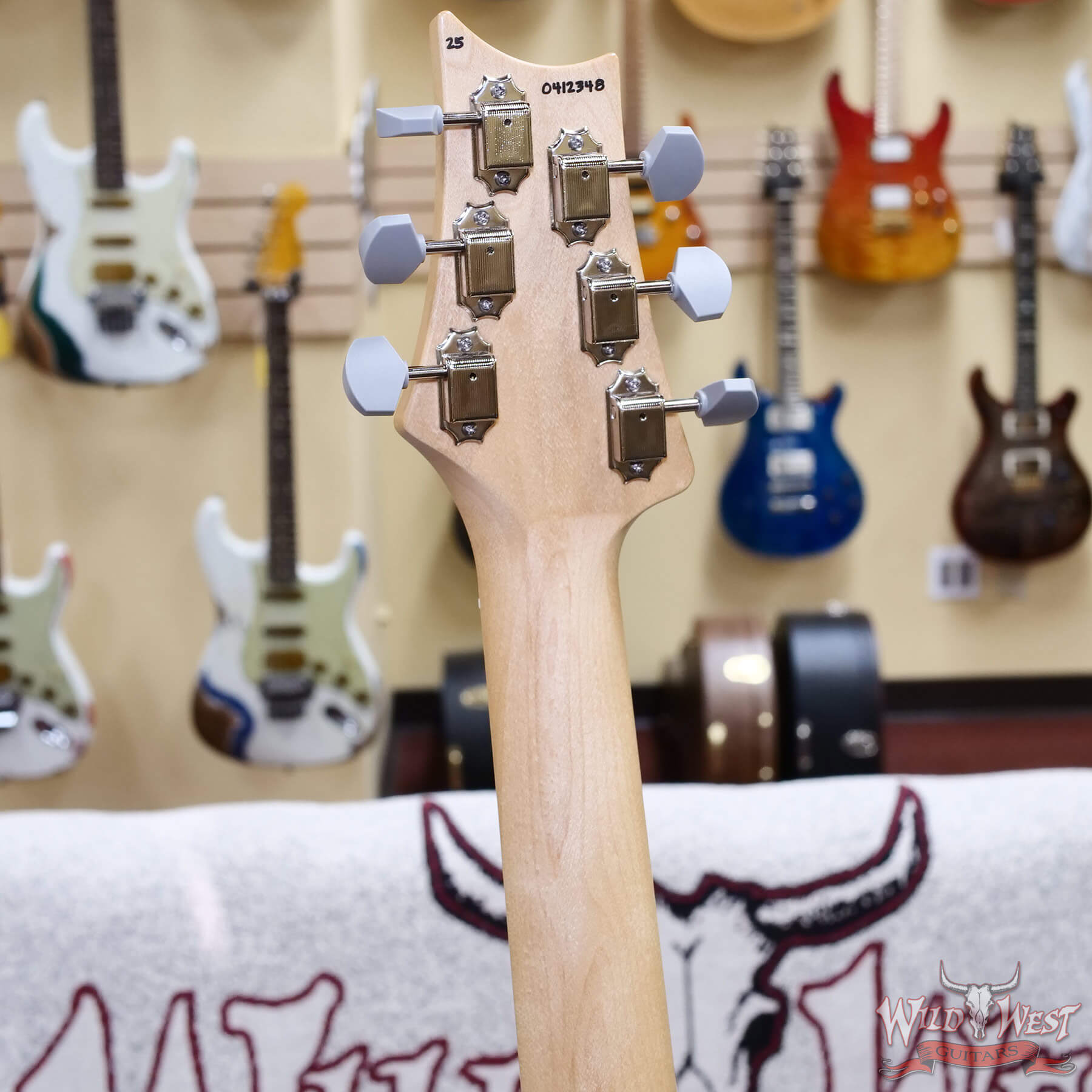 PRS-0412348-D5 2025 Paul Reed Smith PRS John Mayer Signature Model Silver Sky Maple Fingerboard Frost White 7.10 lbs - Image 7