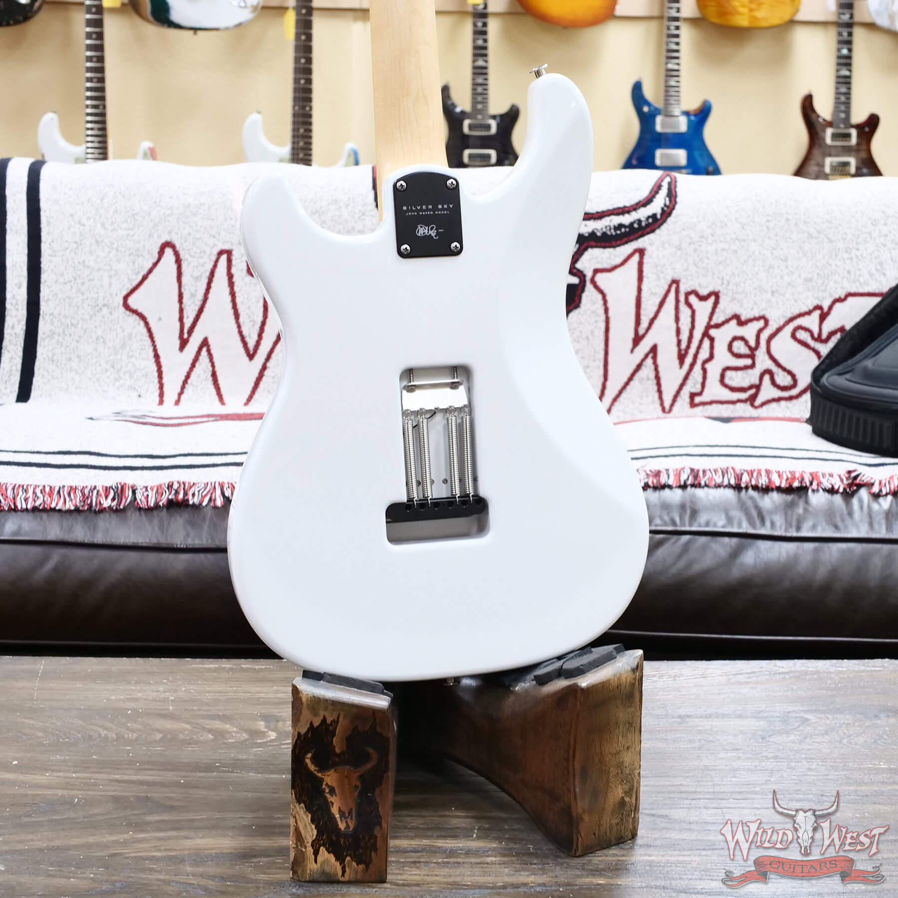 PRS-0412348-D6 2025 Paul Reed Smith PRS John Mayer Signature Model Silver Sky Maple Fingerboard Frost White 7.10 lbs - Image 8