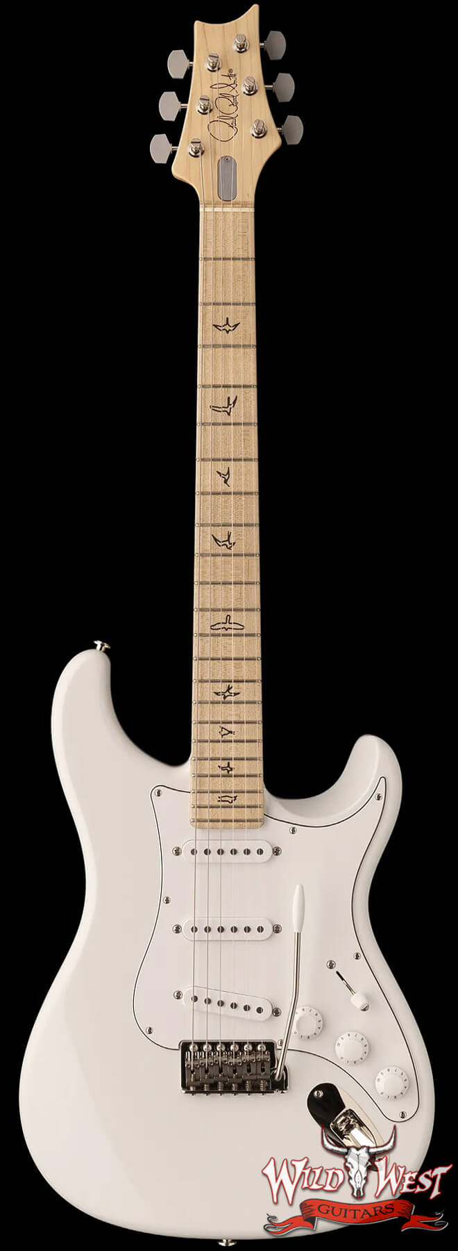 PRS-0412348-Main 2025 Paul Reed Smith PRS John Mayer Signature Model Silver Sky Maple Fingerboard Frost White 7.10 lbs - Image 1