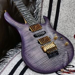 2025 Paul Reed Smith PRS Core Herman Li Signature Chleo Limited Edition Charcoal Purple Burst 6.90 lbs - Image 8