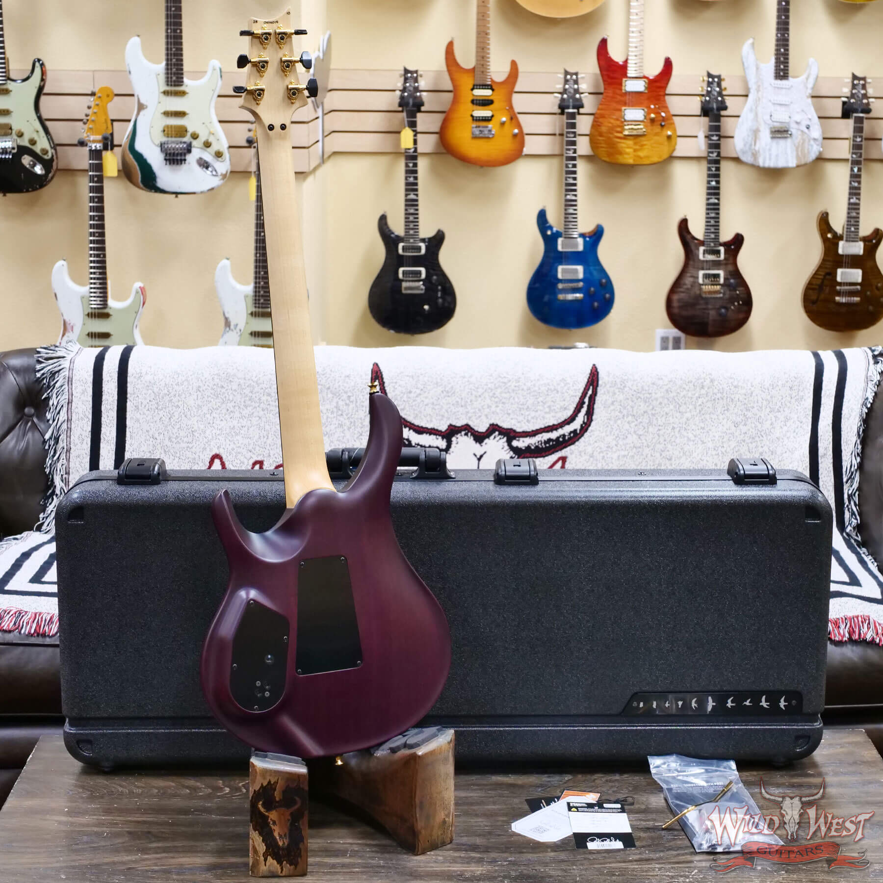 PRS-0416232-D5 2025 Paul Reed Smith PRS Core Herman Li Signature Chleo Limited Edition Charcoal Purple Burst 6.90 lbs - Image 10