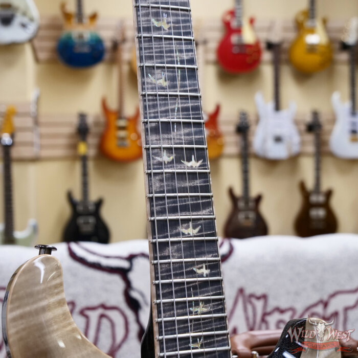 PRS Private Stock # 11310 Custom 24 Hardtail Flame Maple Top & Fingerboard Frostbite Crossfade with Doghair Back 7.80 lbs - Image 8