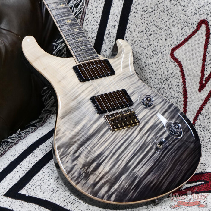 PRS Private Stock # 11310 Custom 24 Hardtail Flame Maple Top & Fingerboard Frostbite Crossfade with Doghair Back 7.80 lbs - Image 9
