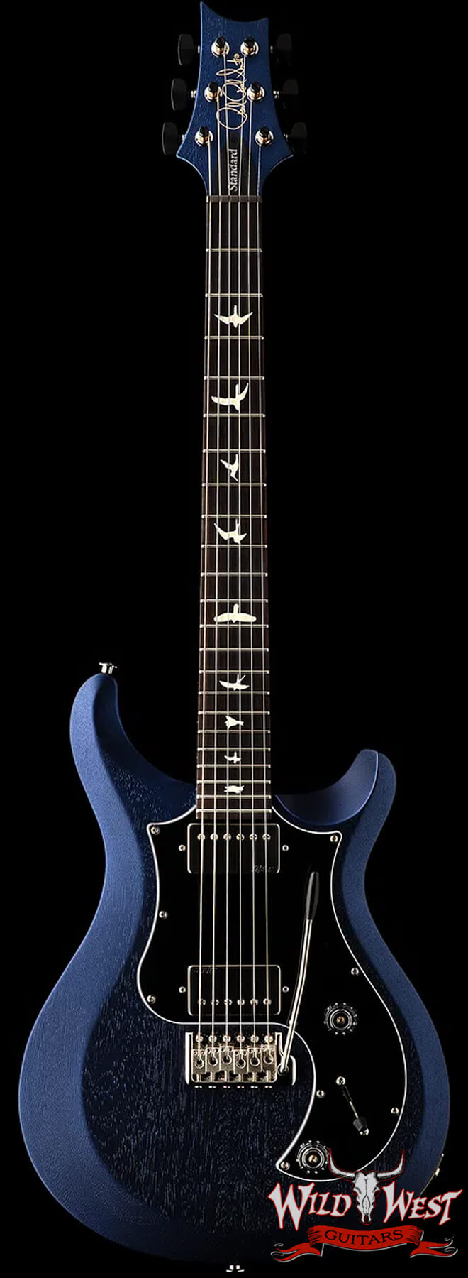 PRS-S2083294-Main 2025 Paul Reed Smith PRS S2 Series S2 Standard 22 Satin Metallic Midnight 6.85 lbs - Image 1
