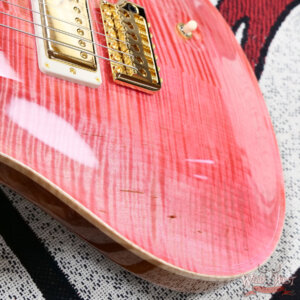 2025 Paul Reed Smith PRS Wood Library 10 Top Custom 24 Brazilian Rosewood Bonnie Pink with Natural Back 7.60 lbs - Image 9