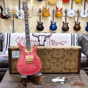 2025 Paul Reed Smith PRS Wood Library 10 Top Custom 24 Brazilian Rosewood Bonnie Pink with Natural Back 7.85 lbs - Image 6