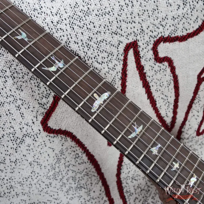 2025 Paul Reed Smith PRS Wood Library 10 Top Custom 24 Brazilian Rosewood Bonnie Pink with Natural Back 7.85 lbs - Image 8