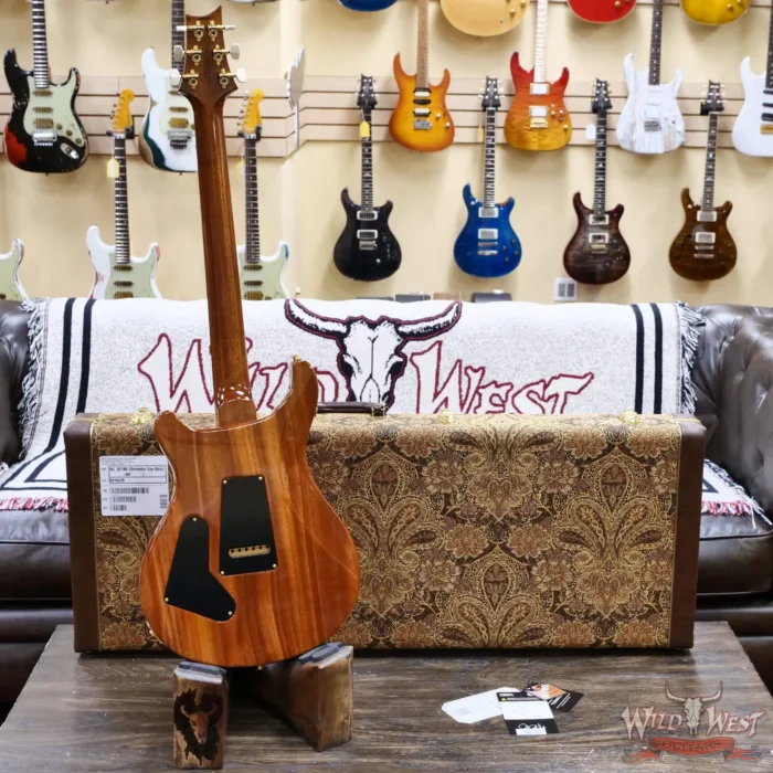 2025 Paul Reed Smith PRS Wood Library 10 Top Custom 24 Brazilian Rosewood Bonnie Pink with Natural Back 7.85 lbs - Image 10