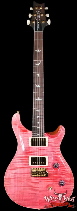 2025 Paul Reed Smith PRS Wood Library 10 Top Custom 24 Brazilian Rosewood Bonnie Pink with Natural Back 7.85 lbs