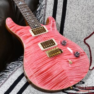 2025 Paul Reed Smith PRS Wood Library 10 Top Custom 24 Brazilian Rosewood Bonnie Pink with Natural Back 8.00 lbs - Image 8