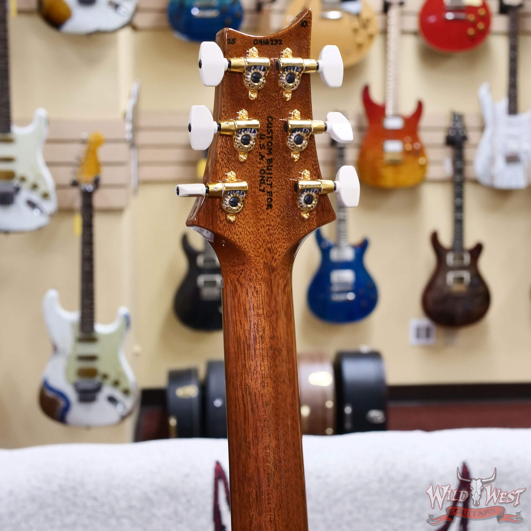 PRS-WL-0416232-D5 2025 Paul Reed Smith PRS Wood Library 10 Top Custom 24 Brazilian Rosewood Bonnie Pink with Natural Back 8.00 lbs - Image 10