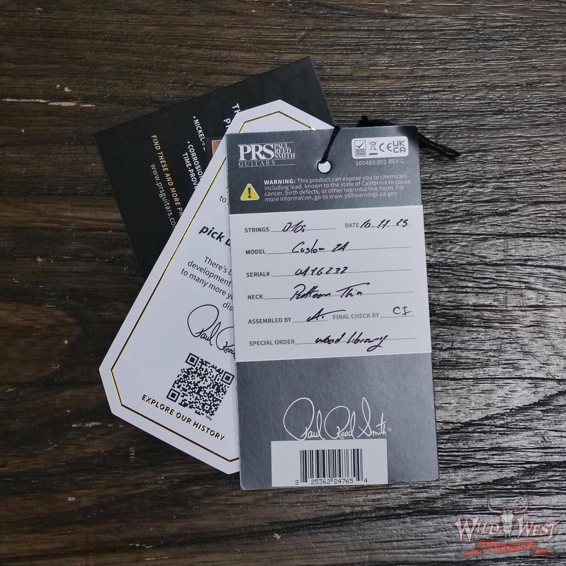 PRS-WL-0416232-D9 2025 Paul Reed Smith PRS Wood Library 10 Top Custom 24 Brazilian Rosewood Bonnie Pink with Natural Back 8.00 lbs - Image 12