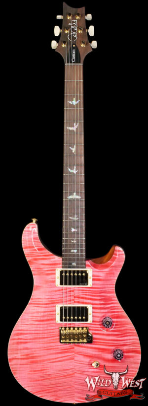 2025 Paul Reed Smith PRS Wood Library 10 Top Custom 24 Brazilian Rosewood Bonnie Pink with Natural Back 8.00 lbs