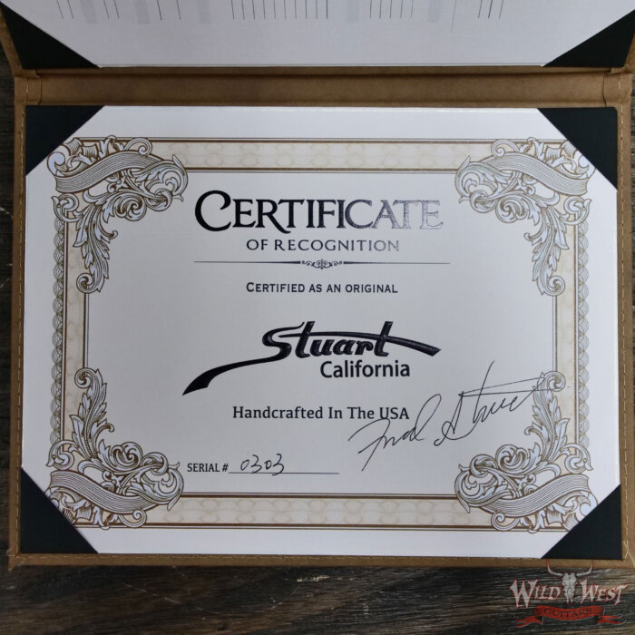 Fred Stuart Diamond Back Snake Head Maple Roswood Board Fiesta Red B-Stock 7.50lbs (7 lbs 8oz) - Image 15