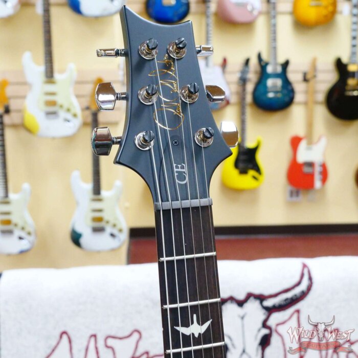 2023 Paul Reed Smith PRS Wild West Guitars 2023 Special Run CE 24 Painted Black Neck 57/08 Pickups Orange - Image 5
