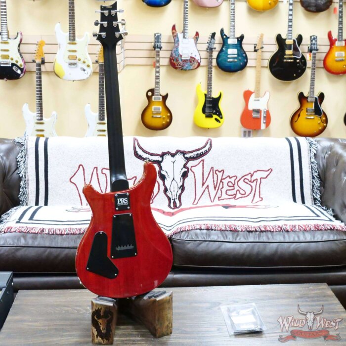 2023 Paul Reed Smith PRS Wild West Guitars 2023 Special Run CE 24 Painted Black Neck 57/08 Pickups Orange - Image 7