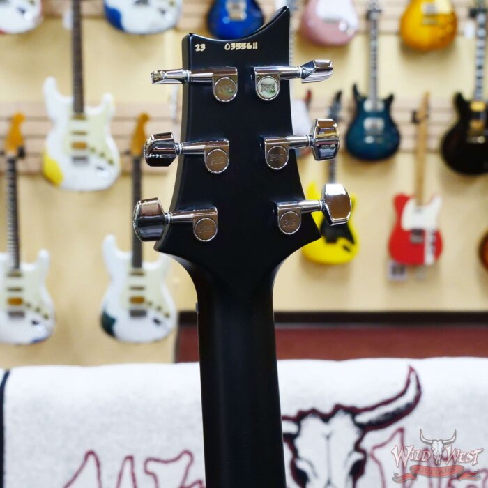 2023 Paul Reed Smith PRS Wild West Guitars 2023 Special Run CE 24 Painted Black Neck 57/08 Pickups Orange - Image 8