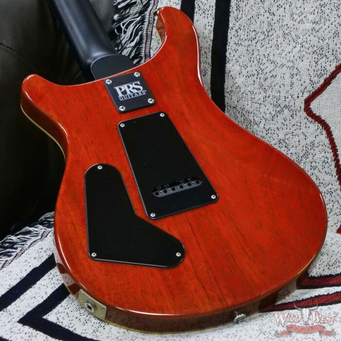 2023 Paul Reed Smith PRS Wild West Guitars 2023 Special Run CE 24 Painted Black Neck 57/08 Pickups Orange - Image 9