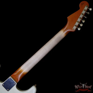 Fender Custom Shop Andy Hicks Masterbuilt 1963 Stratocaster Relic Aged Olympic White 7.30 lbs - Image 5