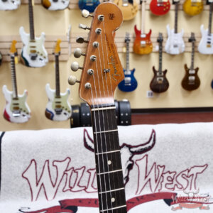 Fender Custom Shop Andy Hicks Masterbuilt 1963 Stratocaster Relic Aged Olympic White 7.30 lbs - Image 7