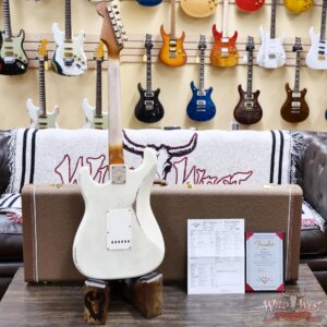 Fender Custom Shop Andy Hicks Masterbuilt 1963 Stratocaster Relic Aged Olympic White 7.30 lbs - Image 10