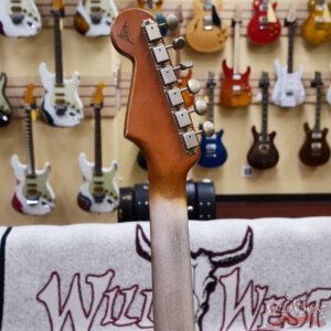 Fender Custom Shop Andy Hicks Masterbuilt 1963 Stratocaster Relic Aged Olympic White 7.30 lbs - Image 11