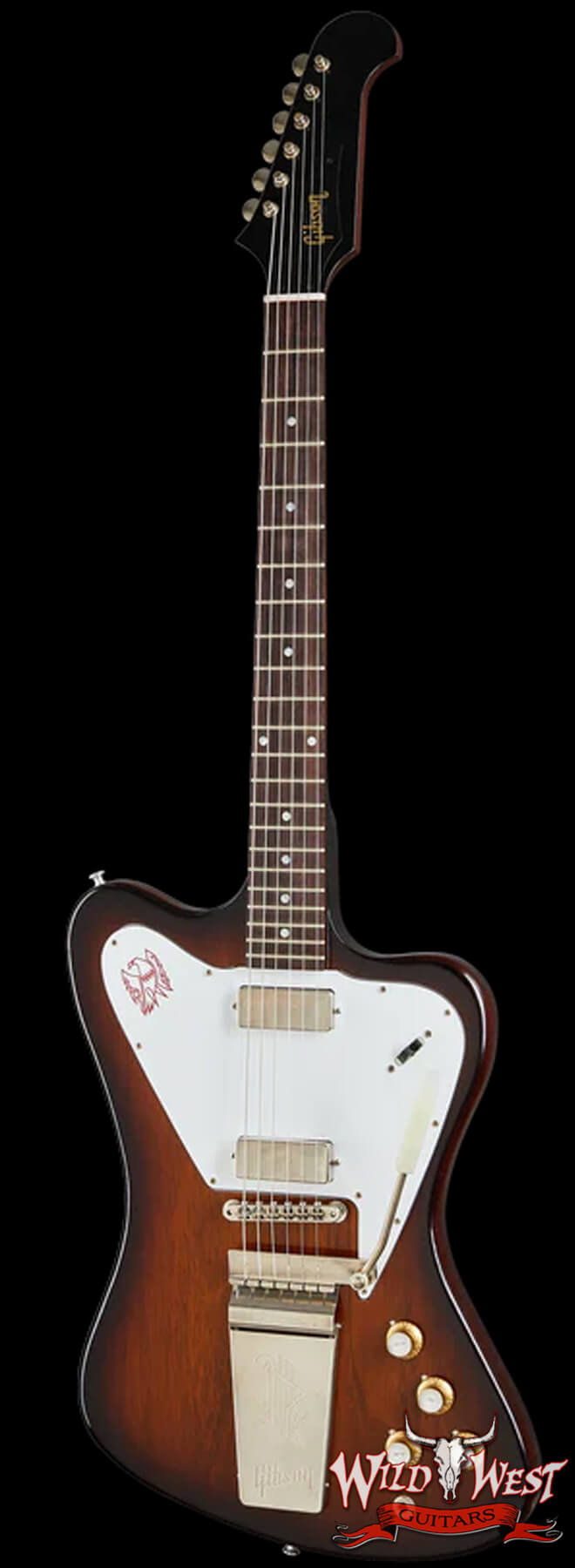 GibsonCS-500405-Main Gibson Custom Shop 1965 Non-Reverse Firebird V Reissue VOS Vintage Sunburst 7.85 lbs - Image 1