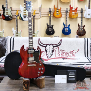Gibson Custom Shop 1961 Les Paul SG Standard Reissue Stop Bar VOS Cherry Red 7.10 lbs - Image 5