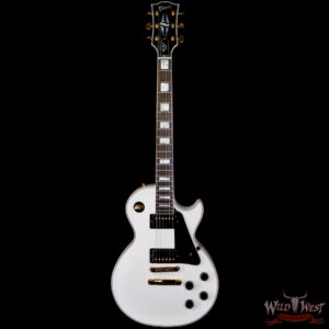 Gibson Custom Shop Les Paul Custom Ebony Fingerboard Gloss Alpine White 9.55 lbs - Image 3
