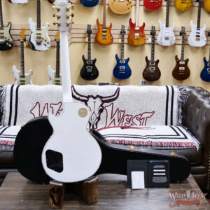 Gibson Custom Shop Les Paul Custom Ebony Fingerboard Gloss Alpine White 9.55 lbs - Image 8