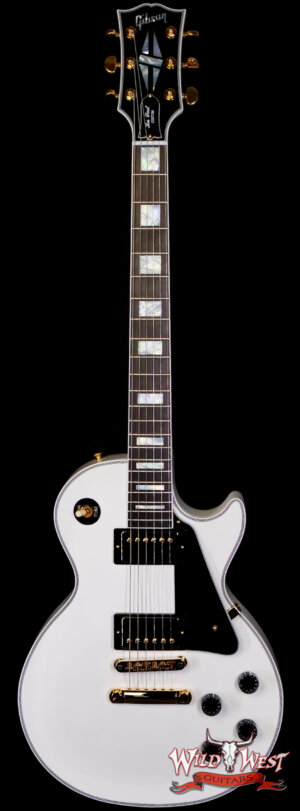 Gibson Custom Shop Les Paul Custom Ebony Fingerboard Gloss Alpine White 9.55 lbs
