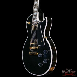 Gibson Custom Shop Les Paul Custom Ebony Fingerboard Gloss Ebony (Black) 9.50 lbs - Image 2