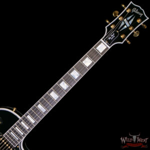 Gibson Custom Shop Les Paul Custom Ebony Fingerboard Gloss Ebony (Black) 9.50 lbs - Image 4
