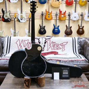 Gibson Custom Shop Les Paul Custom Ebony Fingerboard Gloss Ebony (Black) 9.50 lbs - Image 8