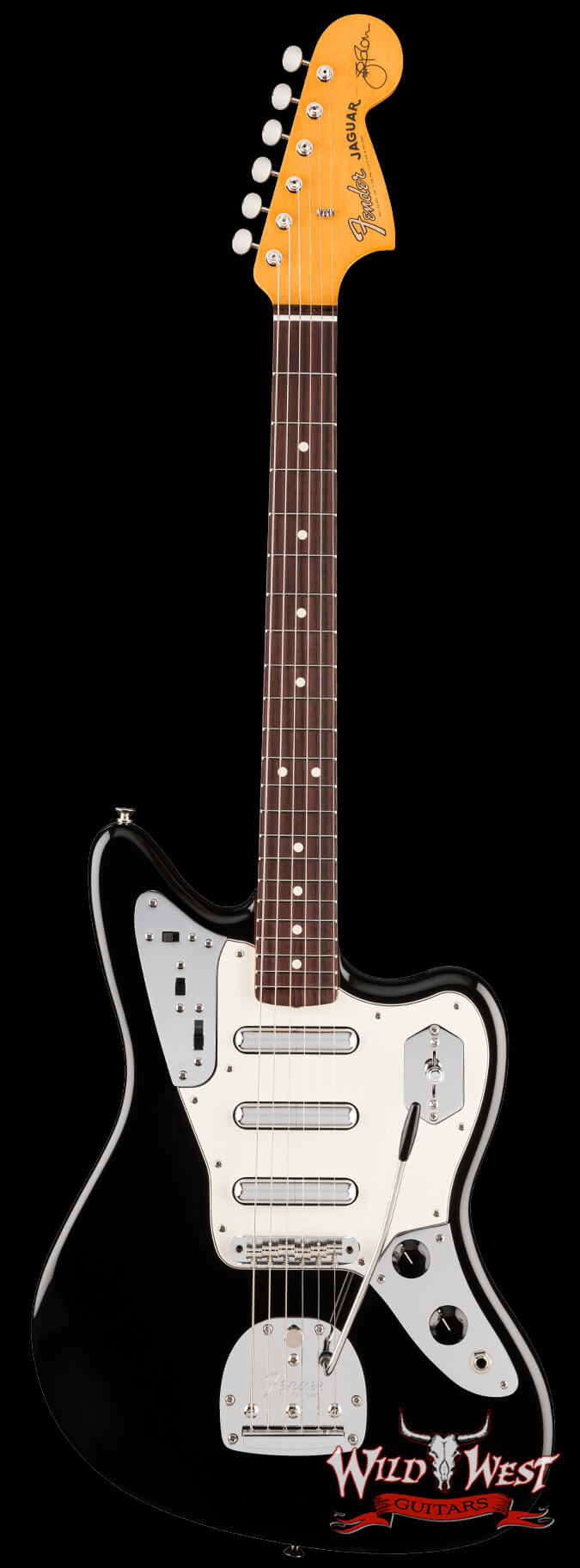 IMG_0060 Fender Limited Edition Johnny Marr Signature Special Jaguar Rosewood Fingerboard Black 8.70 lbs - Image 1