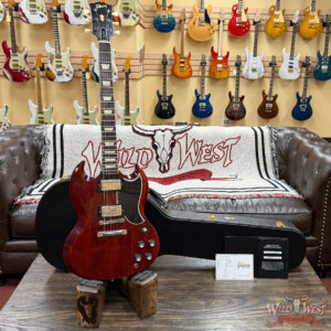Gibson Custom Shop 1961 Les Paul SG Standard Reissue Stop Bar VOS Cherry Red 6.55 lbs - Image 5