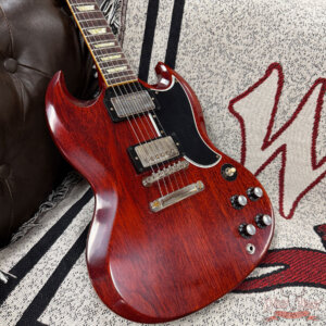Gibson Custom Shop 1961 Les Paul SG Standard Reissue Stop Bar VOS Cherry Red 6.55 lbs - Image 7