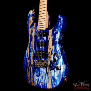 James Tyler USA Studio Elite HD HSS Birdseye Maple Standard '64 Neck Golden Blueberry Shmear 7.45 lbs - Image 2